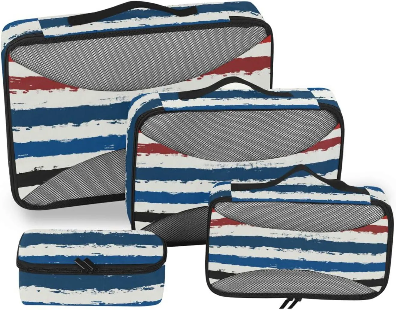 Travel Cubes 4 Set Luggage Bags Organizers Travel Cubes for Packing Carry on Bag Packing Cuves American Style