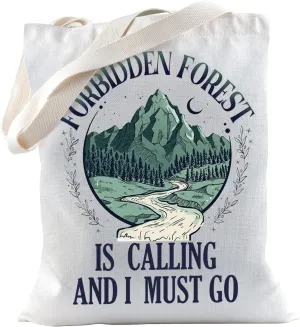 TSOTMO Book Merch Magic Movie Merch Inspired Forest Tote Bag for Book Lovers
