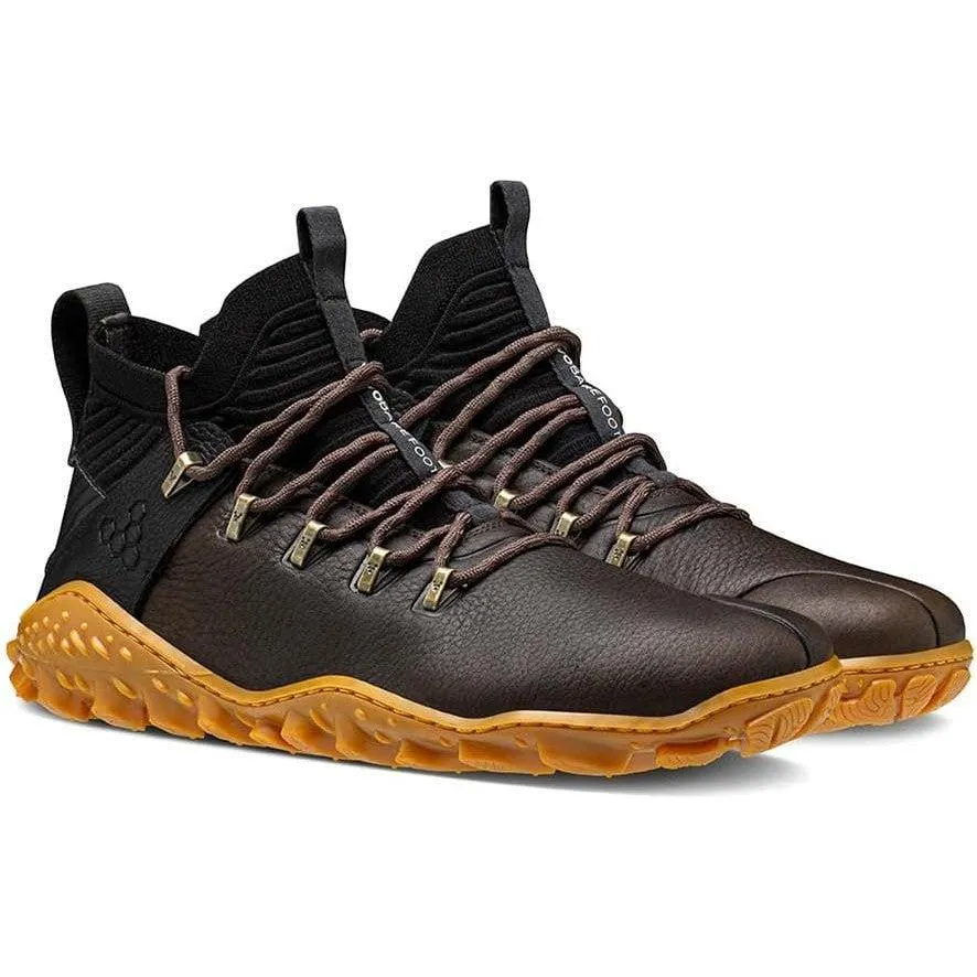 Vivobarefoot Womens Magna Forest ESC Leather Textile Bracken Trainers 10 US