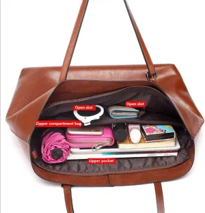 Women Large Shoulder Bags Tote Top Handle Big Handbag Crossbody shopper Bags for Ladies Burgundy