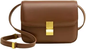 Women Shoulder Bags, Retro Square Bag Women's PU Leather Luxury Designer Handbag Fashion Messenger BagsTofu Bags