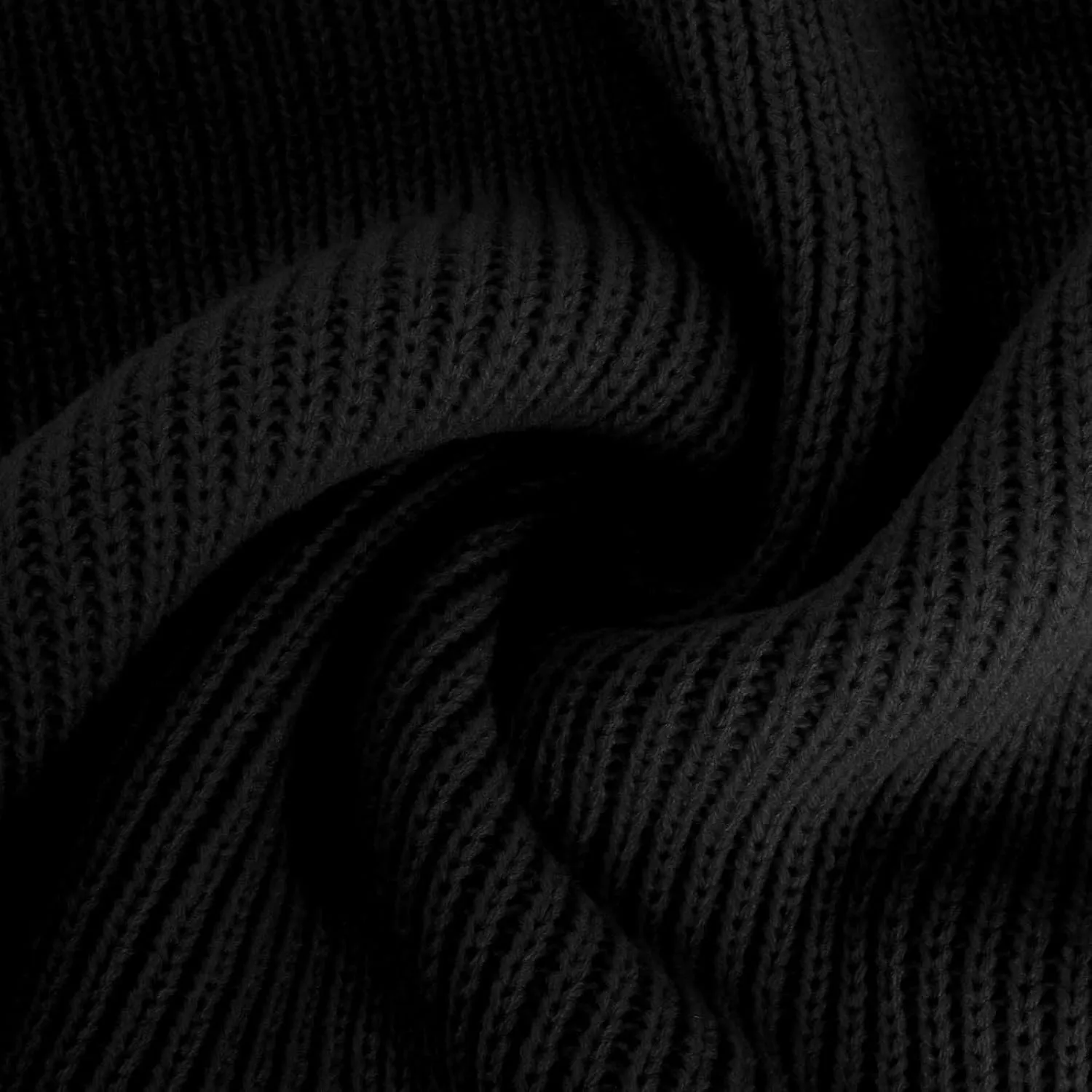 Women's 2 Piece Outfits Ribbed Knit Long Sleeve Oversized Turtleneck Sweater Top and Bodycon Midi Skirt Dress Set