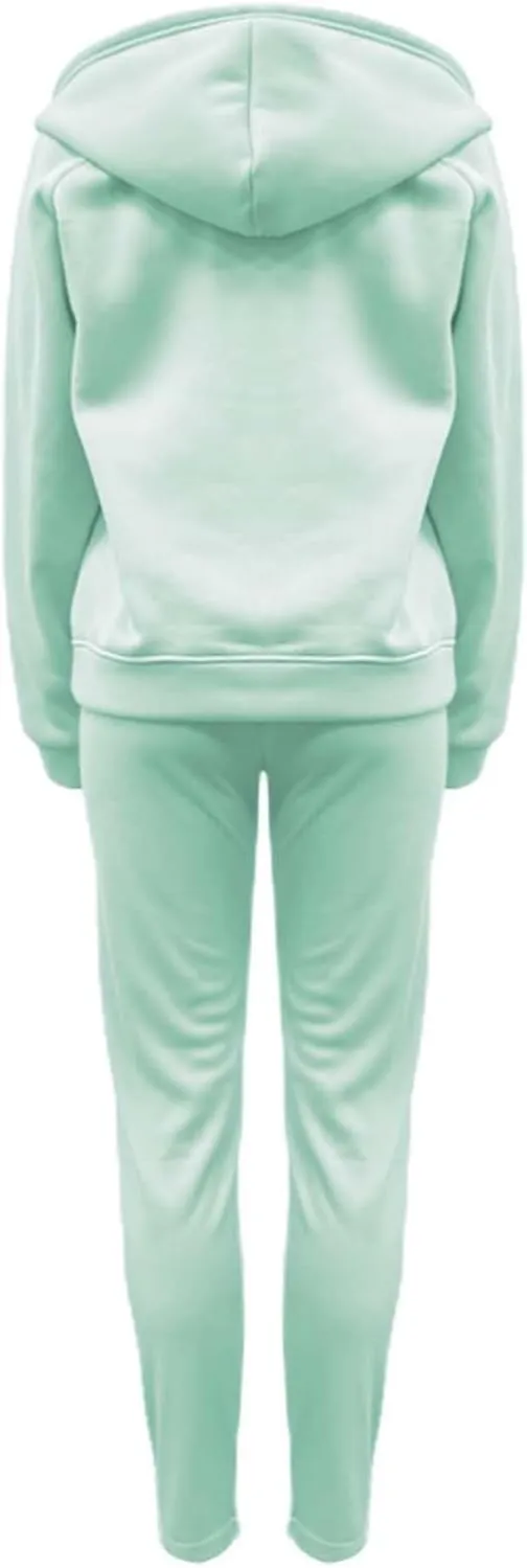 Womens 3 Piece Sports Outfits Lounge Hoodie Sweatsuit Sets Oversized Sweatshirt Baggy Fall Slim Trousers Vest Sweatpants