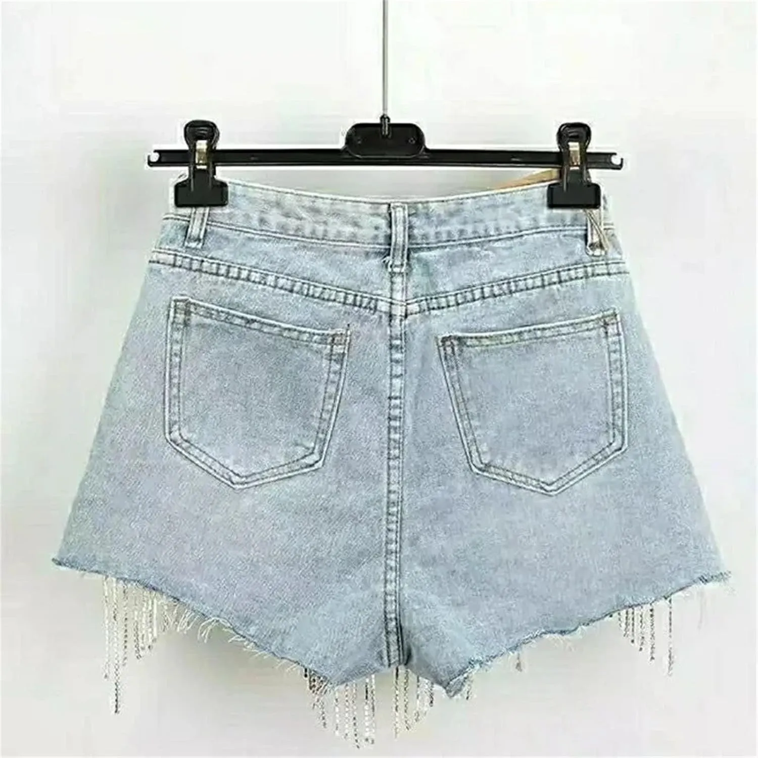 Womens Denim Hot Pants Spring Summer Low Waist Slim Fit Sexy Nightclub