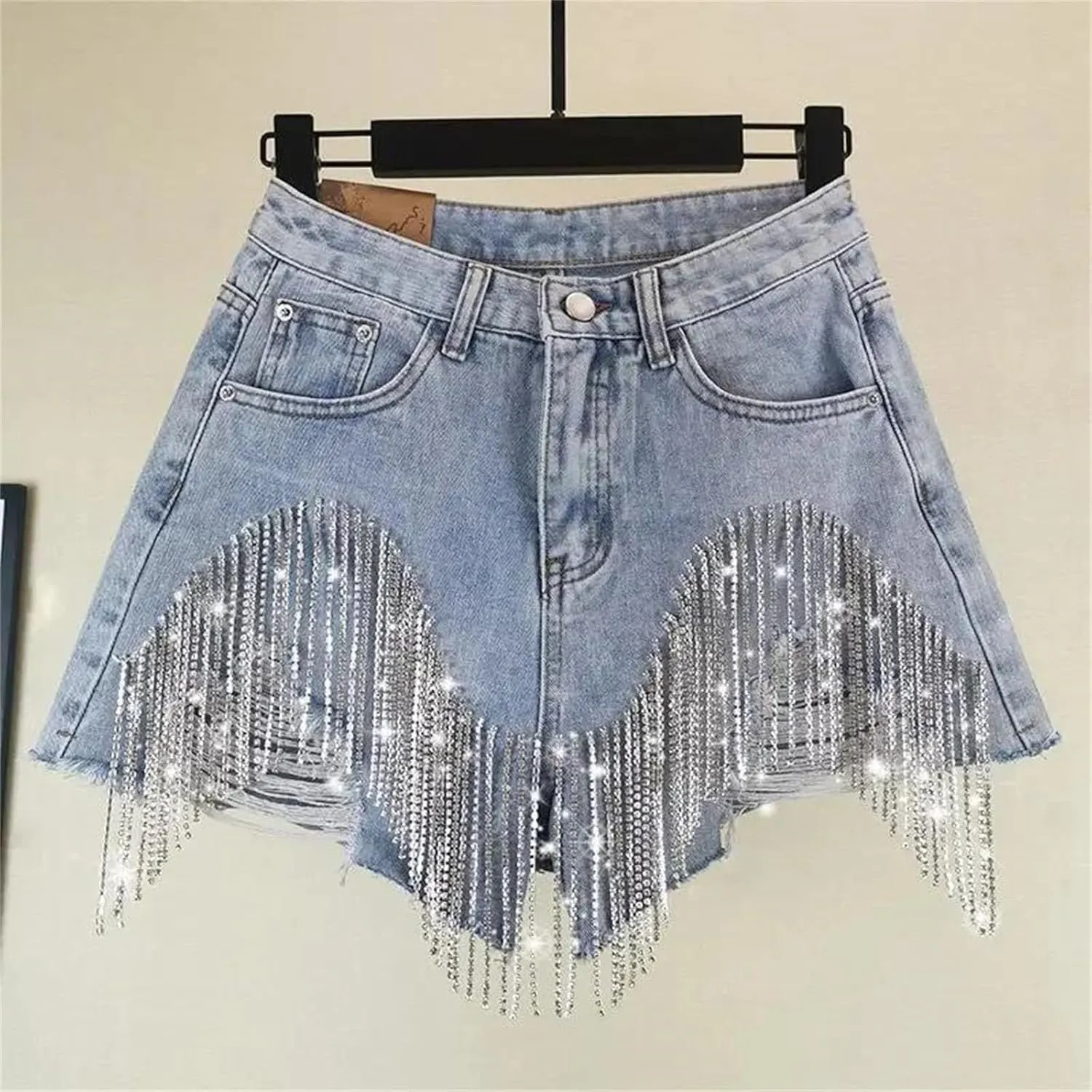 Womens Denim Hot Pants Spring Summer Low Waist Slim Fit Sexy Nightclub
