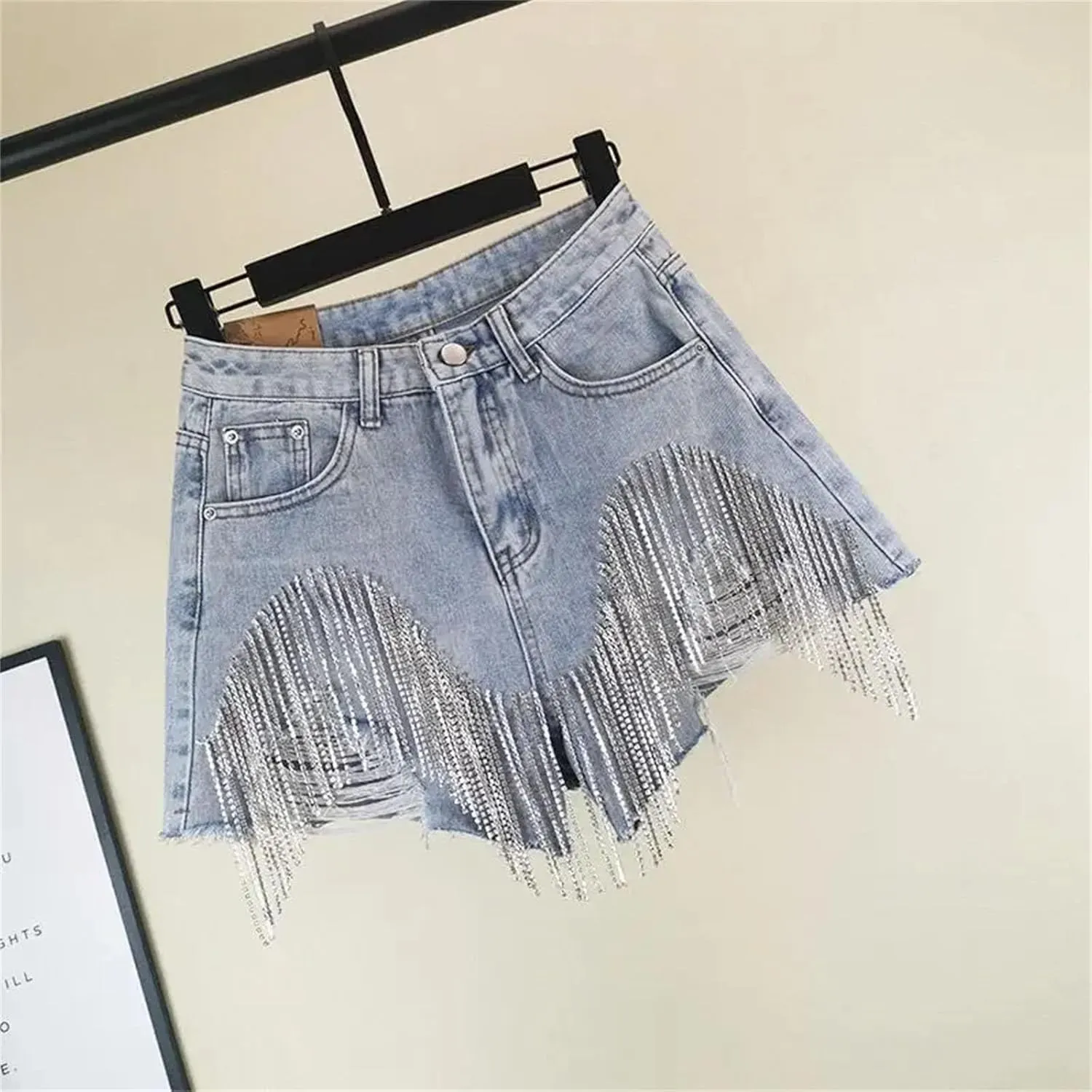 Womens Denim Hot Pants Spring Summer Low Waist Slim Fit Sexy Nightclub