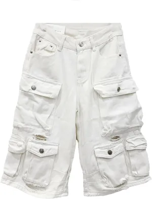 Womens Denim Mini Skirt Shorts Spring Summer High Waist Retro A-Line Office