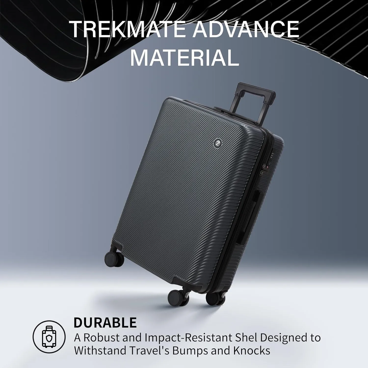 Zitahli Luggage Sets,Expandable Luggage Suitcase,Hardside Luggage with TSA Lock Spinner Wheels YKK zippers 20in 24in (Grey)